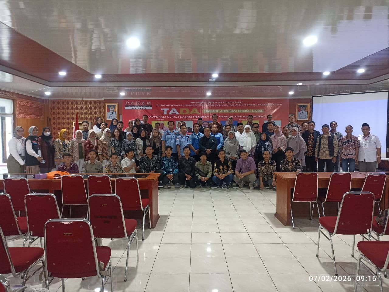 PAHAM Indonesia Gelar Training Advokasi Tingkat Dasar di Serang