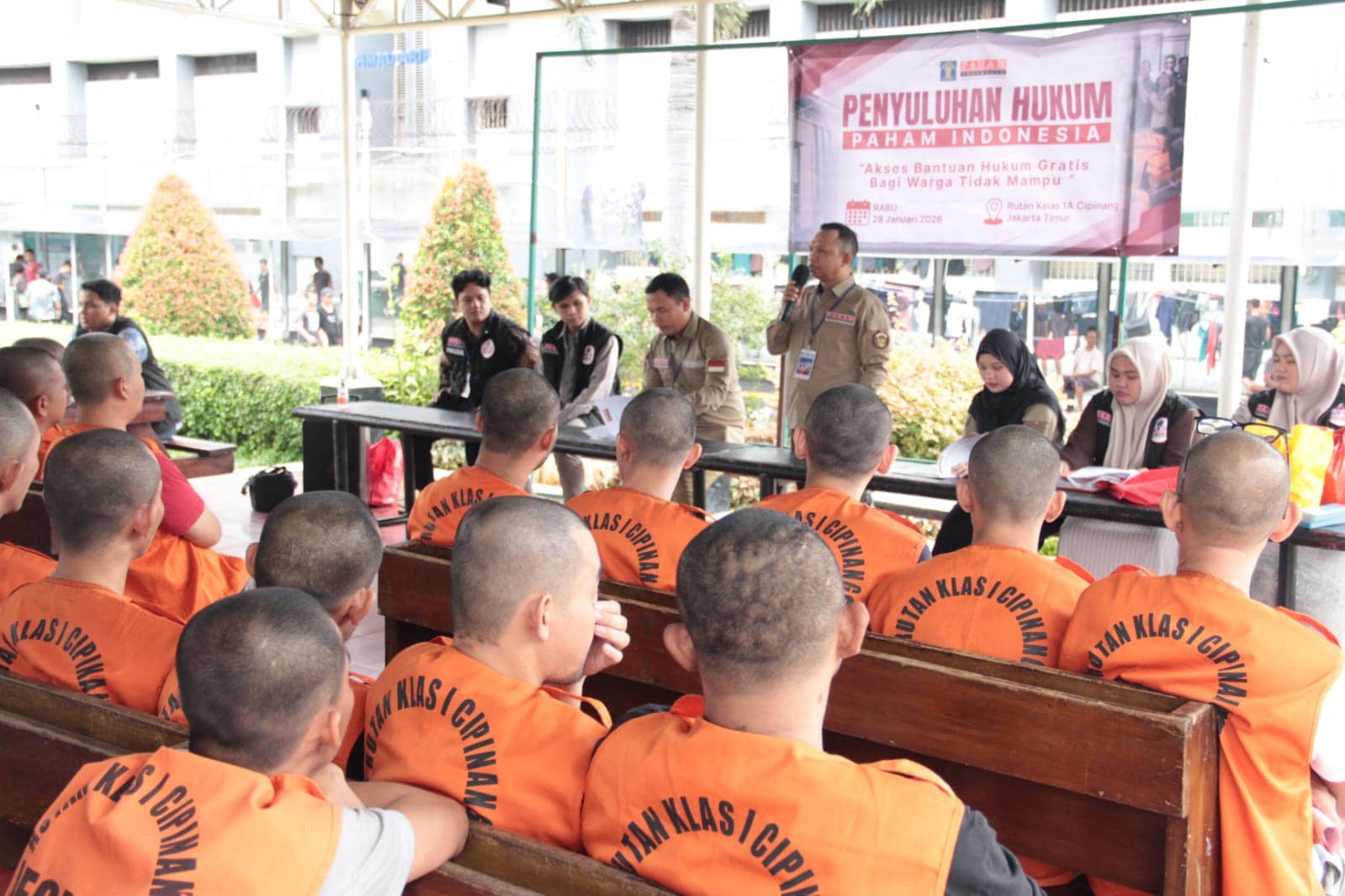 Penyuluhan Hukum Akses Bantuan Hukum Gratis bagi Warga Binaan Rutan Cipinang
